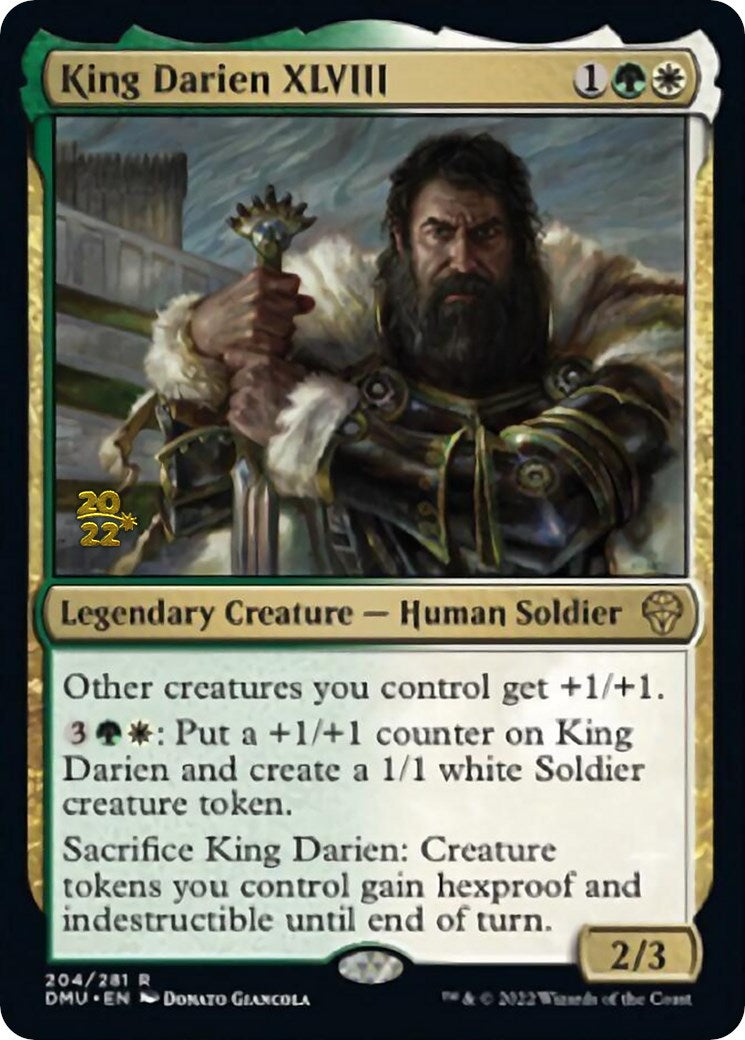 King Darien XLVIII [Dominaria United Prerelease Promos] | Lots Moore NSW