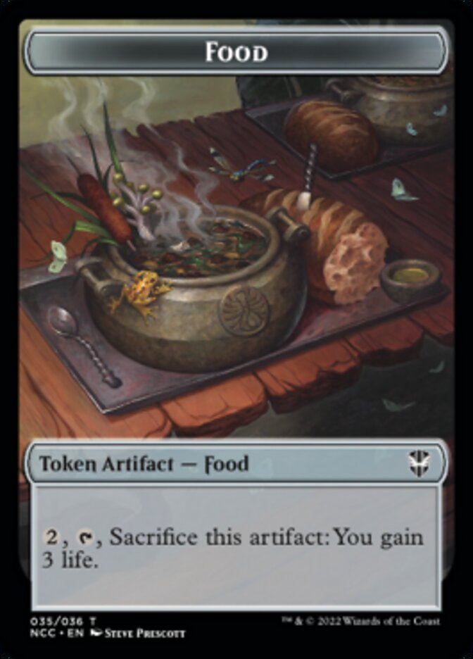 Food // Citizen Double-sided Token [Streets of New Capenna Commander Tokens] | Lots Moore NSW
