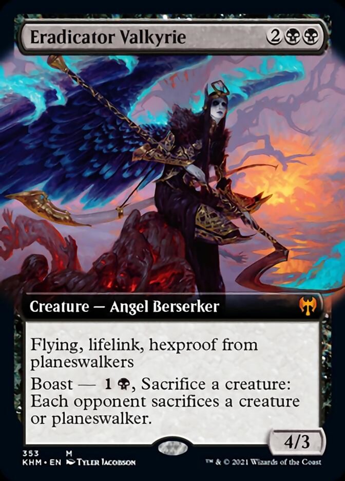 Eradicator Valkyrie (Extended Art) [Kaldheim] | Lots Moore NSW