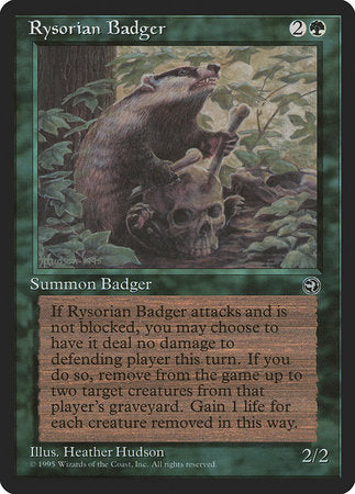 Rysorian Badger [Homelands] | Lots Moore NSW