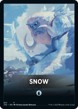 Snow Theme Card [Jumpstart 2022 Front Cards] | Lots Moore NSW