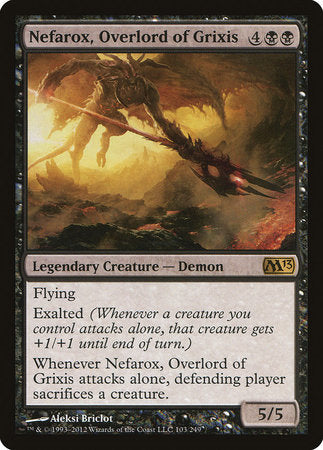 Nefarox, Overlord of Grixis [Magic 2013] | Lots Moore NSW