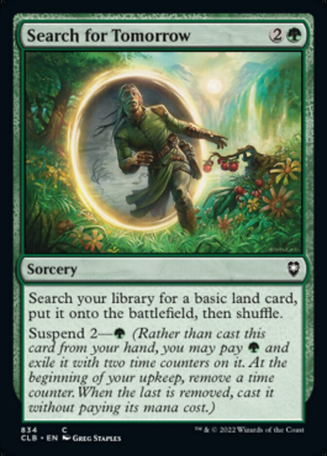 Search for Tomorrow [Commander Legends: Battle for Baldur's Gate] | Lots Moore NSW