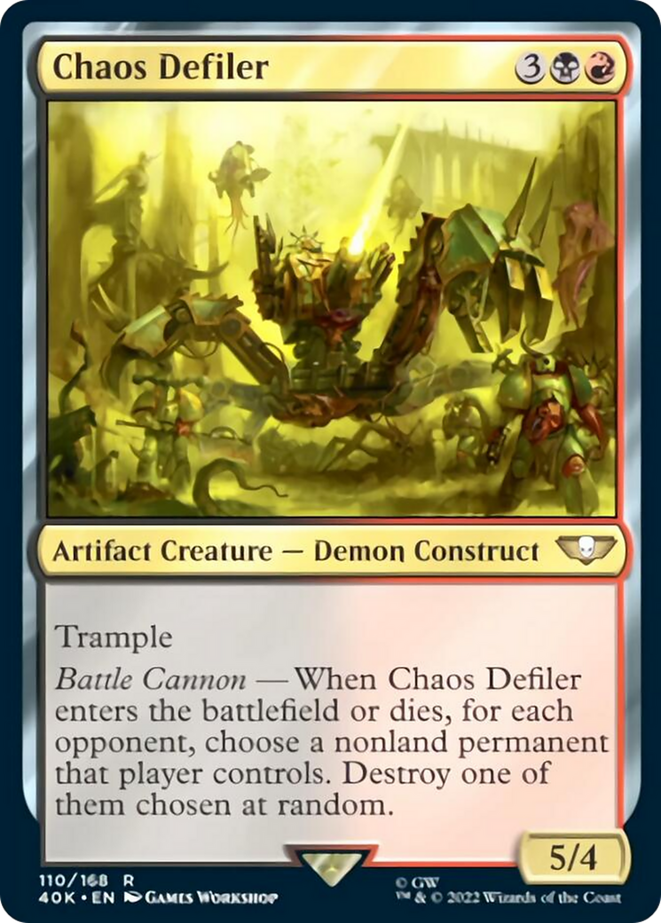 Chaos Defiler (Surge Foil) [Universes Beyond: Warhammer 40,000] | Lots Moore NSW