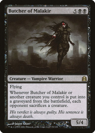 Butcher of Malakir [Commander 2011] | Lots Moore NSW