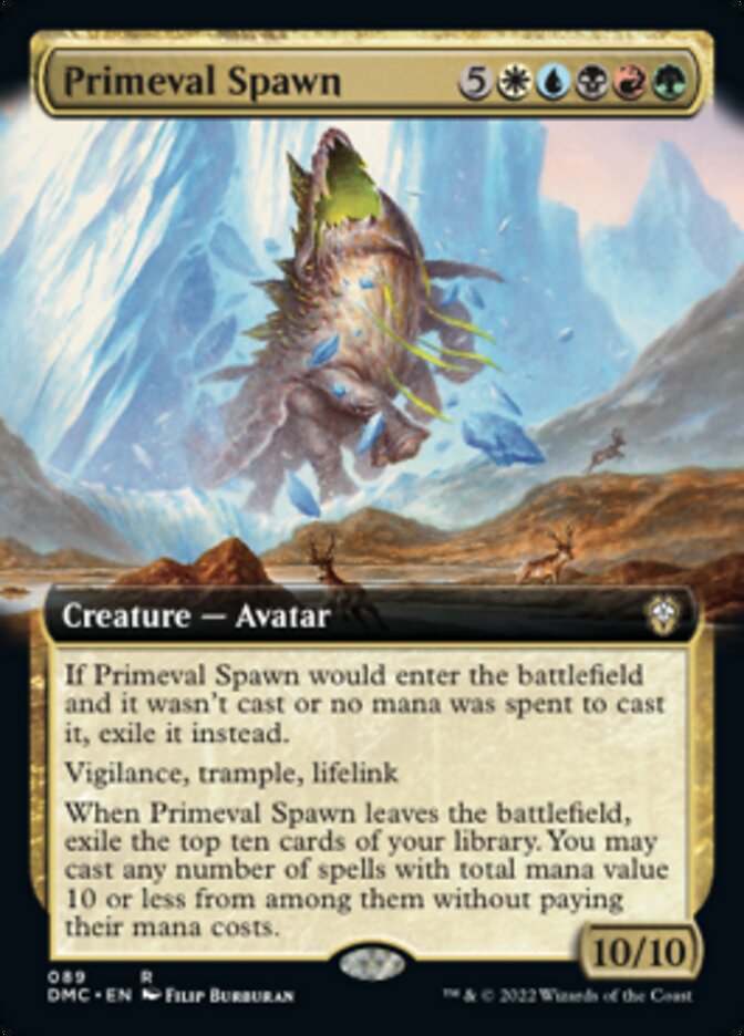 Primeval Spawn (Extended Art) [Dominaria United Commander] | Lots Moore NSW