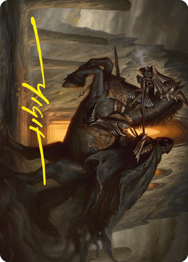 Nazgul Art Card (Gold-Stamped Signature) [The Lord of the Rings: Tales of Middle-earth Art Series] | Lots Moore NSW