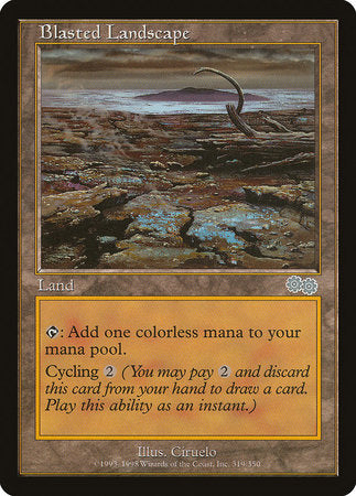 Blasted Landscape [Urza's Saga] | Lots Moore NSW