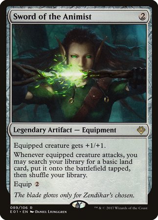 Sword of the Animist [Archenemy: Nicol Bolas] | Lots Moore NSW