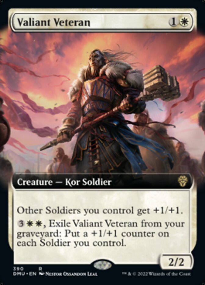 Valiant Veteran (Extended Art) [Dominaria United] | Lots Moore NSW