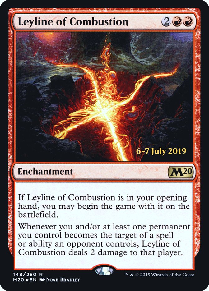 Leyline of Combustion  [Core Set 2020 Prerelease Promos] | Lots Moore NSW