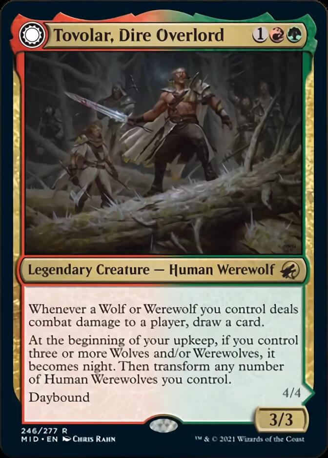Tovolar, Dire Overlord // Tovolar, the Midnight Scourge [Innistrad: Midnight Hunt] | Lots Moore NSW