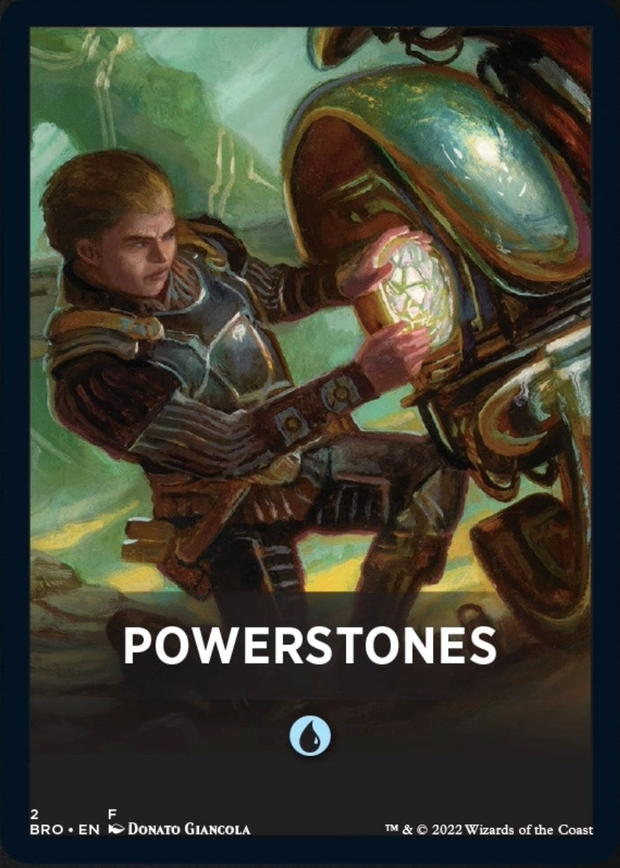 Powerstones Theme Card [The Brothers' War Tokens] | Lots Moore NSW