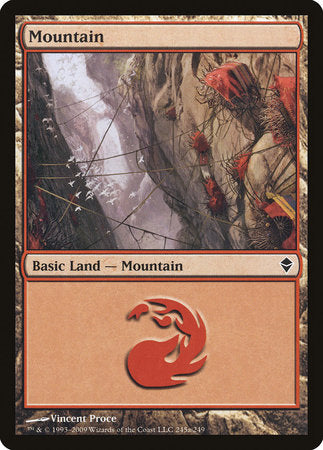 Mountain (245a) [Zendikar] | Lots Moore NSW