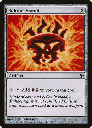 Rakdos Signet [Archenemy] | Lots Moore NSW