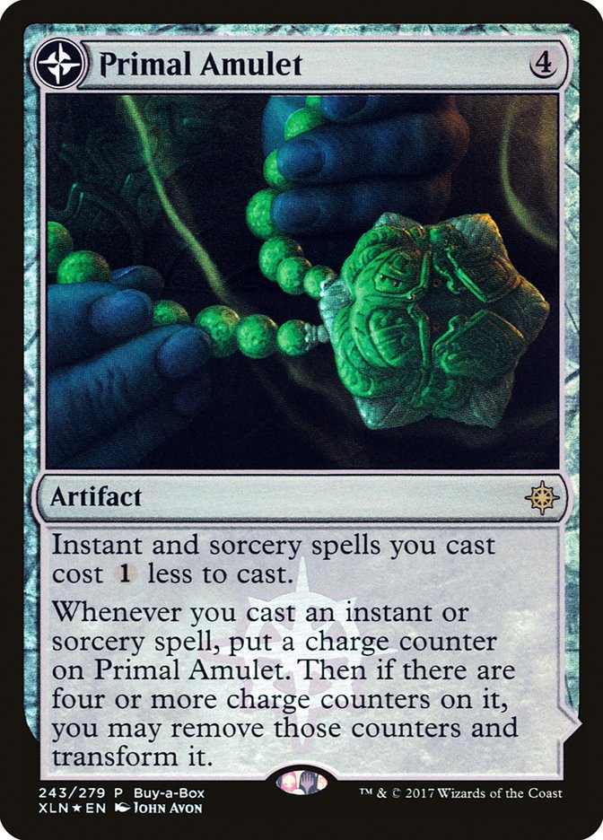 Primal Amulet // Primal Wellspring (Buy-A-Box) [Ixalan Treasure Chest] | Lots Moore NSW