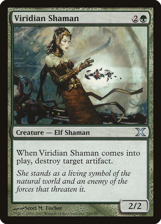 Viridian Shaman [Tenth Edition] | Lots Moore NSW