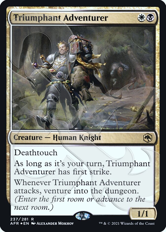 Triumphant Adventurer (Ampersand Promo) [Dungeons & Dragons: Adventures in the Forgotten Realms Promos] | Lots Moore NSW