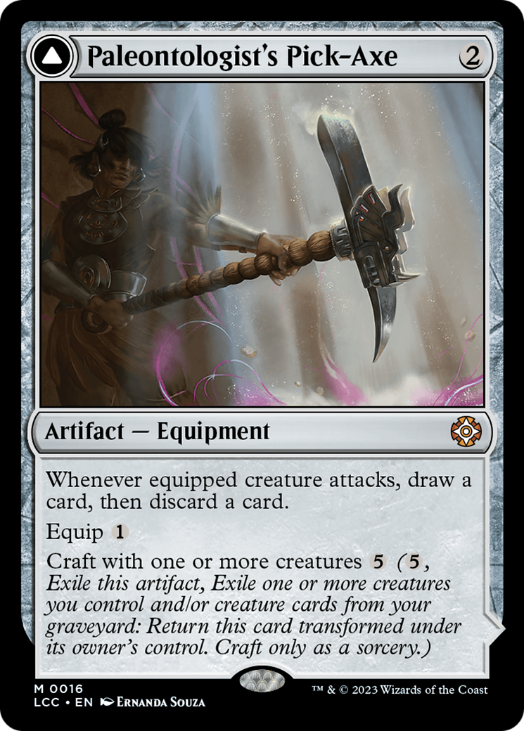 Paleontologist's Pick-Axe [The Lost Caverns of Ixalan Commander] | Lots Moore NSW