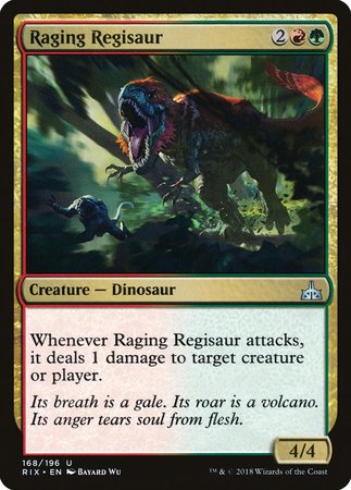 Raging Regisaur [Rivals of Ixalan] | Lots Moore NSW