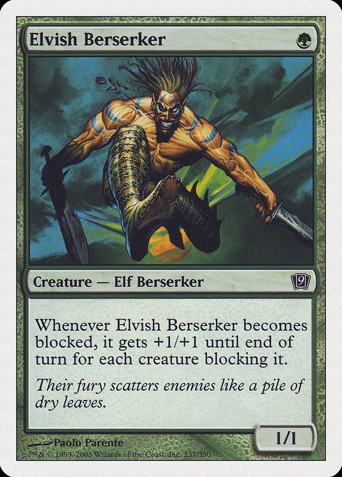 Elvish Berserker [Ninth Edition] | Lots Moore NSW