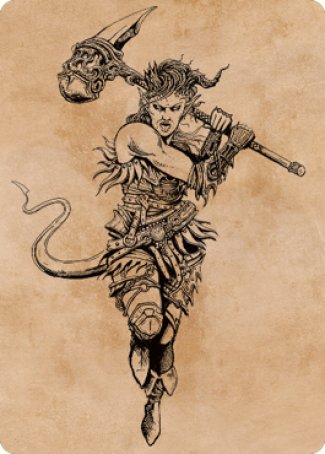 Karlach, Fury of Avernus Art Card (54) [Commander Legends: Battle for Baldur's Gate Art Series] | Lots Moore NSW