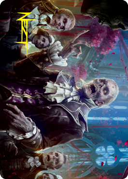 Undead Butler Art Card (Gold-Stamped Signature) [Innistrad: Crimson Vow Art Series] | Lots Moore NSW