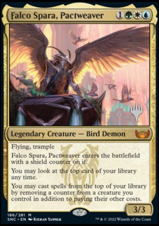 Falco Spara, Pactweaver (Promo Pack) [Streets of New Capenna Promos] | Lots Moore NSW