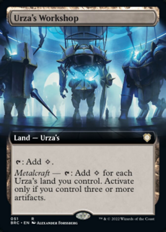 Urza's Workshop (Extended Art) [The Brothers' War Commander] | Lots Moore NSW