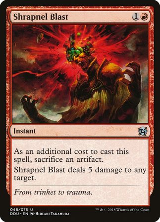 Shrapnel Blast [Duel Decks: Elves vs. Inventors] | Lots Moore NSW