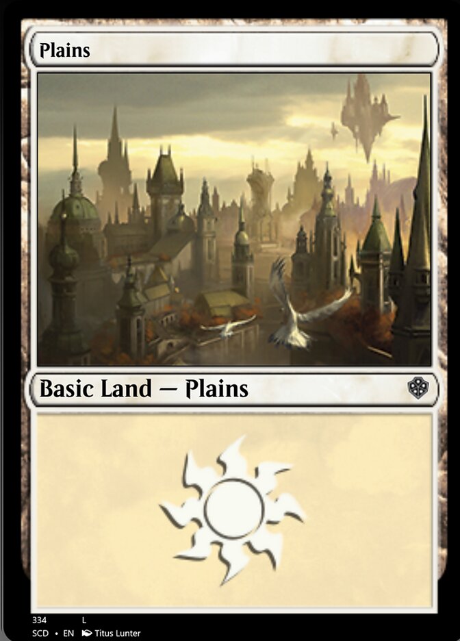 Plains (334) [Starter Commander Decks] | Lots Moore NSW