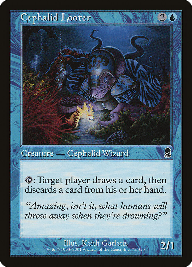 Cephalid Looter (Misprinted) [Odyssey] | Lots Moore NSW