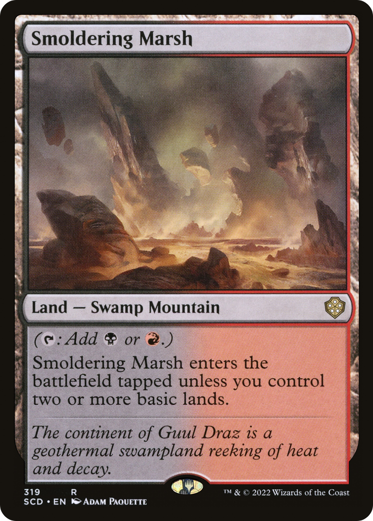 Smoldering Marsh [Starter Commander Decks] | Lots Moore NSW