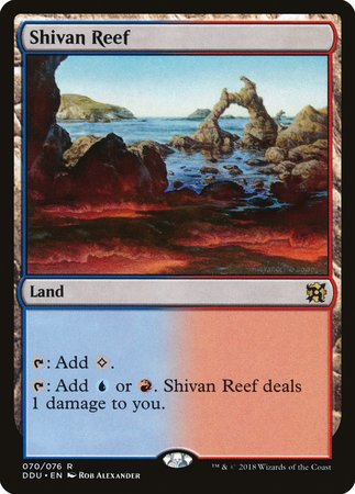 Shivan Reef [Duel Decks: Elves vs. Inventors] | Lots Moore NSW