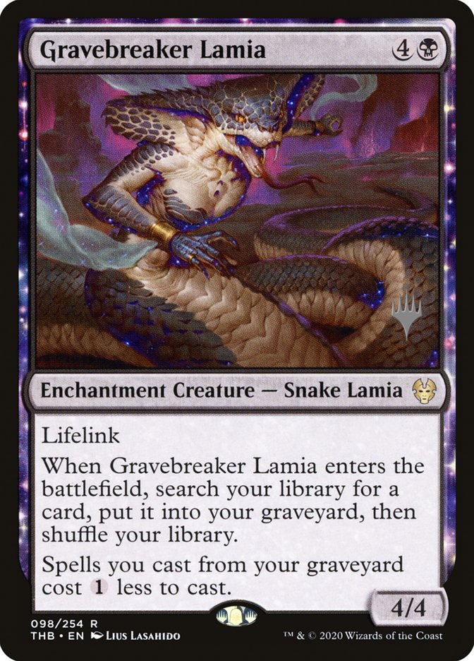 Gravebreaker Lamia (Promo Pack) [Theros Beyond Death Promos] | Lots Moore NSW
