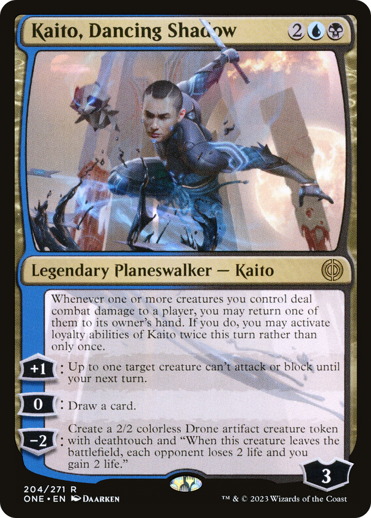 Kaito, Dancing Shadow [Phyrexia: All Will Be One] | Lots Moore NSW