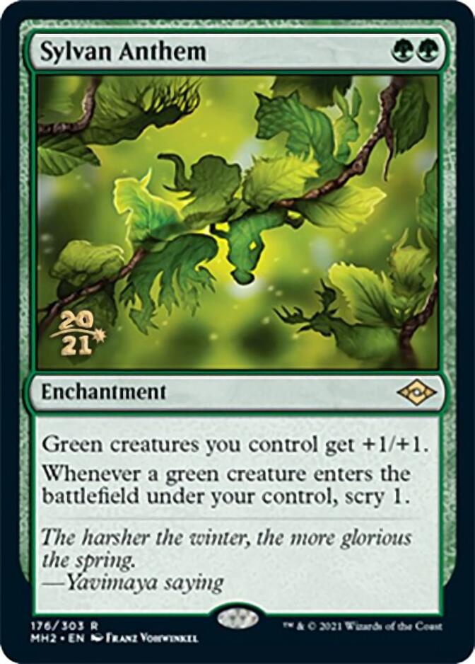 Sylvan Anthem [Modern Horizons 2 Prerelease Promos] | Lots Moore NSW