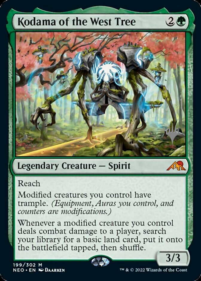 Kodama of the West Tree (Promo Pack) [Kamigawa: Neon Dynasty Promos] | Lots Moore NSW