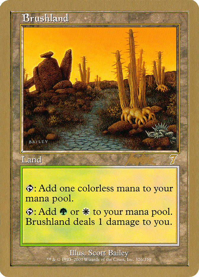 Brushland (Brian Kibler) [World Championship Decks 2002] | Lots Moore NSW