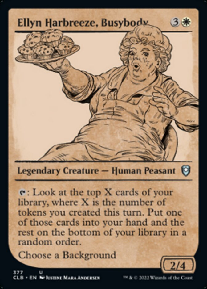 Ellyn Harbreeze, Busybody (Showcase) [Commander Legends: Battle for Baldur's Gate] | Lots Moore NSW