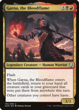 Garna, the Bloodflame [Dominaria] | Lots Moore NSW