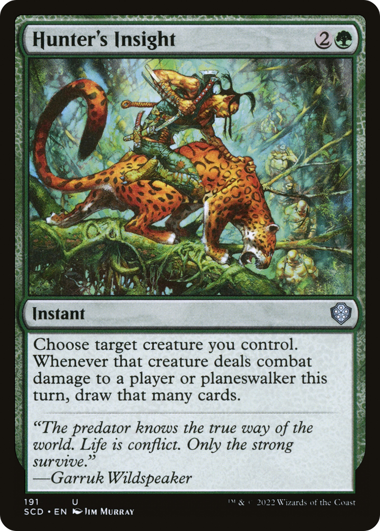 Hunter's Insight [Starter Commander Decks] | Lots Moore NSW