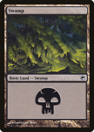 Swamp (241) [Scars of Mirrodin] | Lots Moore NSW