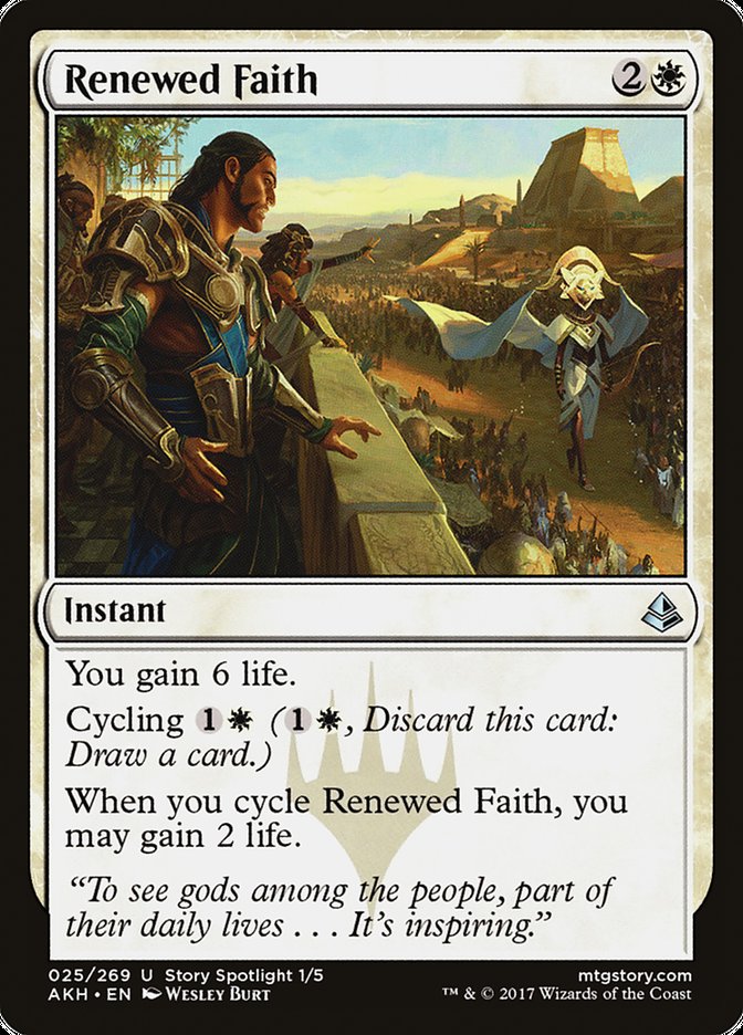 Renewed Faith [Amonkhet] | Lots Moore NSW