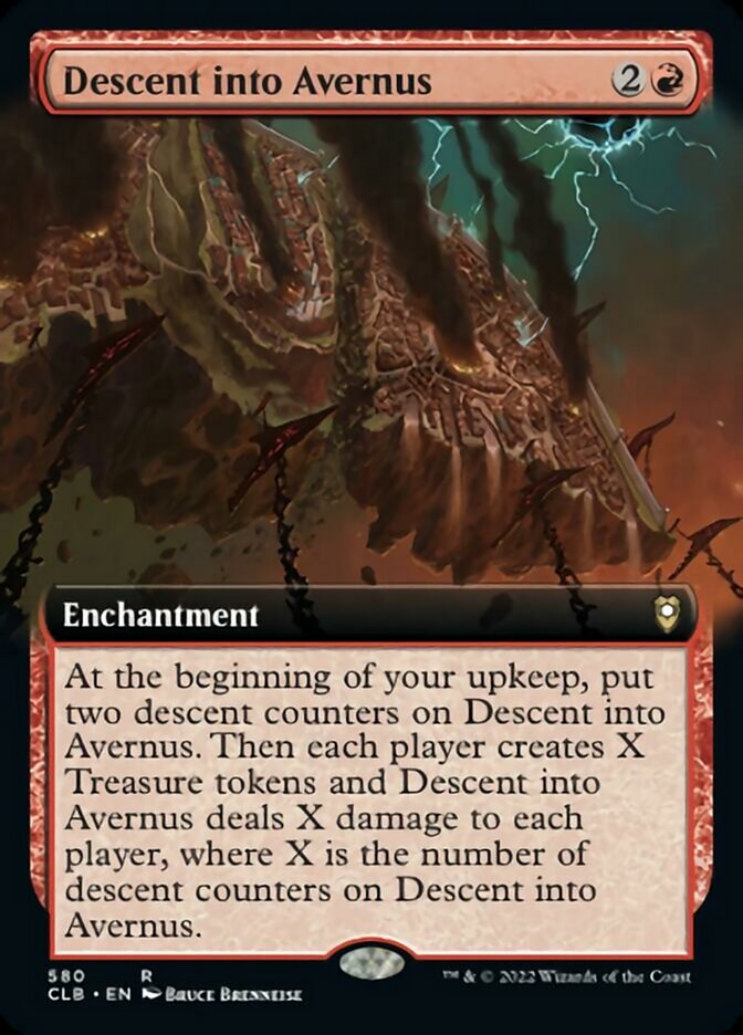 Descent into Avernus (Extended Art) [Commander Legends: Battle for Baldur's Gate] | Lots Moore NSW