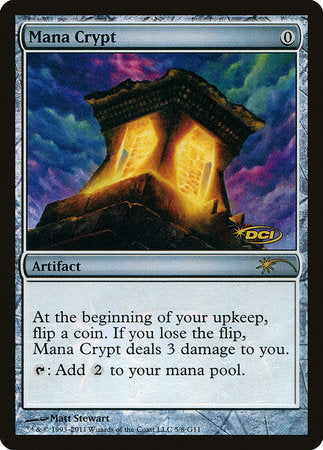 Mana Crypt [Judge Gift Cards 2011] | Lots Moore NSW