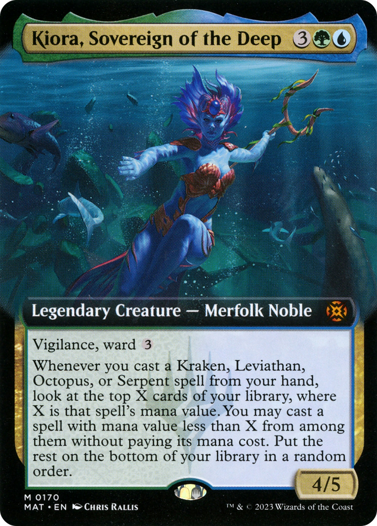 Kiora, Sovereign of the Deep (Extended Art) [March of the Machine: The Aftermath] | Lots Moore NSW