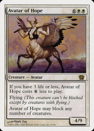 Avatar of Hope [Eighth Edition] | Lots Moore NSW