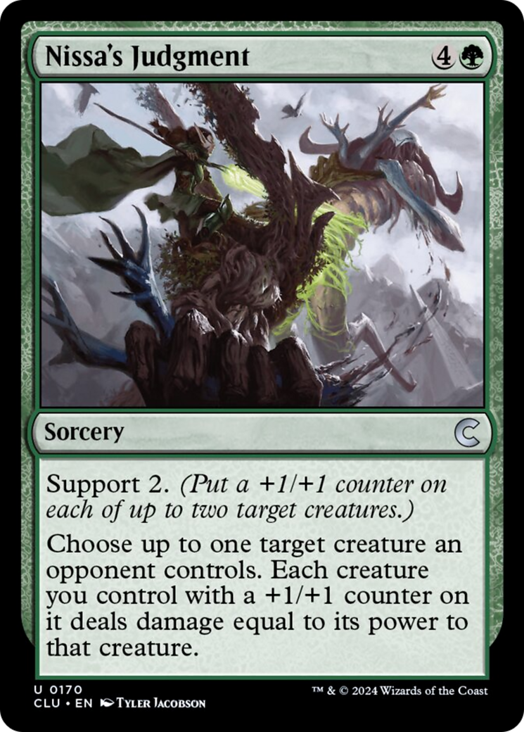 Nissa's Judgment [Ravnica: Clue Edition] | Lots Moore NSW