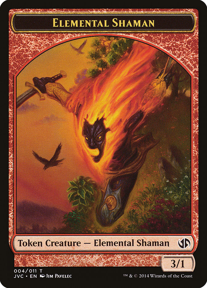 Elemental Shaman Token (Jace vs. Chandra) [Duel Decks Anthology Tokens] | Lots Moore NSW